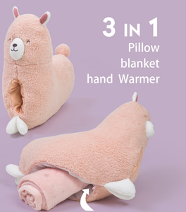 Oem & Odm Super Zacht Eco Gevulde Alpaca 2 In 1 Kussendeken Op Maat Knuffels Met Deken - Product Image 2