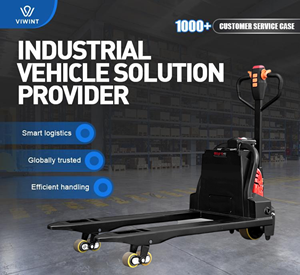 Harga diskon 1,5 ton palet listrik kapasitas truk 200mm baterai Lithium bertenaga truk pengangkat listrik forklift - Product Image 2