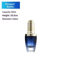 Flacon compte-gouttes cosmétique personnalisé en verre noir de 30 ml pour huiles essentielles et essences pour les yeux, modèle JCpink avec col en caoutchouc