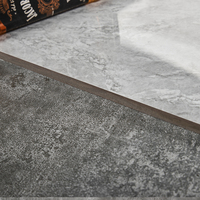 Carreaux de marbre italiens en porcelaine légère émaillée, carreaux de sol et de mur en marbre brillant rustique 750X1500 mm