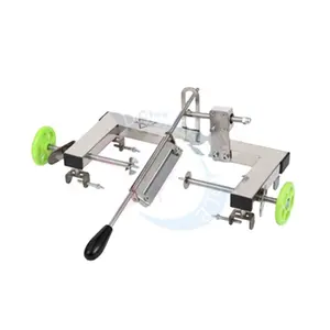 2024 nuevo diseño portátil pequeño Manual de acero inoxidable máquina peladora de piña/supermercado Ananas Comosus equipo pelador