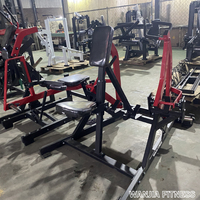 Proveedor Líder de Equipos de Gimnasio Comerciales de Acero con Estructura Resistente, Máquina de Remo Lateral Aislada para Entrenamiento Muscular