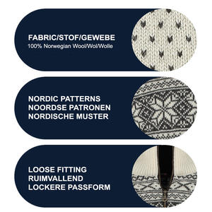 Personnalisé Oem Odm Logo Vintage Quarter Zip Vintage Col Roulé Laine Tricot Pull Tricots Pull Norvégien - Product Image 4