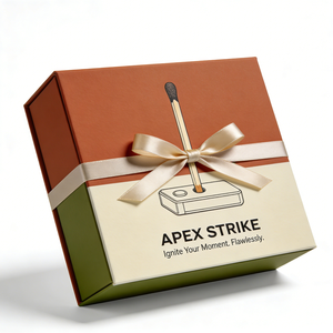 Customized Match Stick Packaging <strong>Box</strong> <strong>Matchbox</strong> Design Rigid Paper Package <strong>Box</strong> with Logo and Silk Ribbon Design - Product Image 3