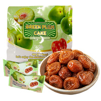 Zure Pruimen Gummy Candy 8,5% Fruitjamvulling Pruimen & Groene Pruimen Fruitcake Zachte Snoepjes Groothandel OEM Zure Snoepjes