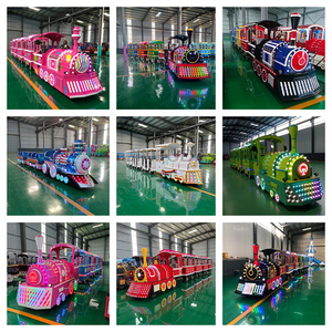 <span class=keywords><strong>Train</strong></span> <span class=keywords><strong>électrique</strong></span> sans rails de luxe <span class=keywords><strong>pour</strong></span> enfants, 24 places, <span class=keywords><strong>pour</strong></span> centre commercial et parc d'attractions en plein air - Product Image 5