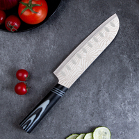 Halal Midden-Oosten Familie Santoku Koksmes Huiskamerkeuken Dagelijks Koken Vlees Groente Voorbereiding Scherp Keukenhulpstuk Gebruik