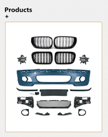 Kit de carrosserie de rénovation PP Facelift pour BMW E46 99-04, mise à niveau vers M-Tech |   Installation rapide |   Parfait match