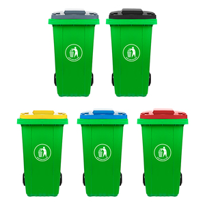 Bidoni per Rifiuti in <span class=keywords><strong>Plastica</strong></span> con Ruote da 240L, 360L, 660L, 1100 Litri, Contenitori per Riciclo e Rifiuti Medici - Product Image 5