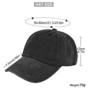 Gorras de Béisbol Unisex al por Mayor, Visera Suave, Tela Jersey, Color Sólido, Lavadas, Protección Solar, para Actividades al Aire Libre, Deportivas, 100% - Product Image 4