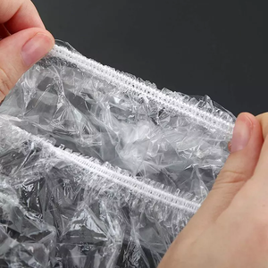 Bonnets <span class=keywords><strong>de</strong></span> <span class=keywords><strong>bain</strong></span> <span class=keywords><strong>de</strong></span> douche en plastique PE transparents et jetables, vente en gros, pour hôtel au <span class=keywords><strong>meilleur</strong></span> prix - Product Image 5