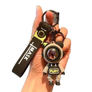 Bán Buôn Sáng Tạo Bắc Âu Gấu Ánh Sáng <span class=keywords><strong>Keychain</strong></span> Nhỏ Phim Hoạt Hình Phong Cách Xe <span class=keywords><strong>Keychain</strong></span> Phụ Kiện Cho Các Cặp Vợ Chồng Hoặc Món Quà Nhỏ - Product Image 5