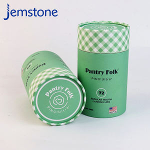 Vente en gros boîte de tubes en papier cadeau cosmétique en carton cylindrique personnalisé emballage de tube en papier rond pour café kraft brun - Product Image 2