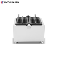 XINZHUOLIAN Nouvelle Machine Commerciale Automatique Électrique à Taiyaki, 28 Moules Mini Poisson à Bouche Fermée, Économe en Énergie
