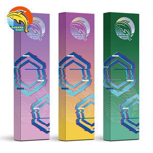 Cajas de embalaje de juguetes con estampado de dibujos animados con <span class=keywords><strong>ventana</strong></span> de vista de PVC-Caja de regalo corrugada Asa de transporte para juguetes de peluche, exhibición al por menor - Product Image 6