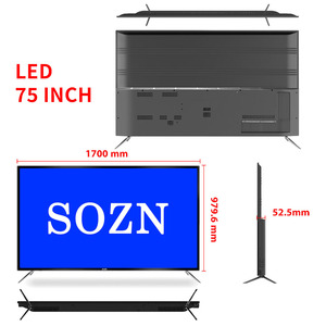 Venta al por Mayor de Fábrica: Pantallas de <span class=keywords><strong>Televisión</strong></span> LED de 75 Pulgadas con <span class=keywords><strong>Soporte</strong></span> de Idiomas, Smart TV Android de 75 Pulgadas, Televisor Inteligente 4K de 65 Pulgadas - Product Image 2