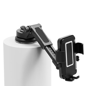 Soporte Universal <span class=keywords><strong>para</strong></span> Teléfono Móvil con Clip de Bloqueo Automático Manos Libres, <span class=keywords><strong>para</strong></span> Coche y Escritorio, Parabrisas, Tablero, Portátil, ABS, Fácil de Sujetar con Ventosa - Product Image 3