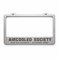 Cadre de plaque d'immatriculation de voiture personnalisé en aluminium avec finition anodisée, cadre de plaque de véhicule classique avec fixation à quatre trous pour l'automobile