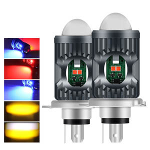 Faro LED H4 para Motocicleta BA20D P15D 12-80V Lámpara LED para Moto Luz Antiniebla para Scooter ATV Luz Blanca y Amarilla de Haz Alto y Bajo - Product Image 1