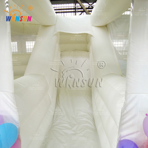 Winsun บ้านแบบตีกลับสำหรับงานแต่งงานบ้านปราสาทเป่าลมสำหรับเจ้าสาวในเชิงพาณิชย์สีขาว - Product Image 6
