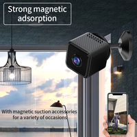 Mini caméra sans fil X2 Security avec batterie intégrée, Smart Life, vidéo améliorée, vision nocturne, caméra de sécurité domestique