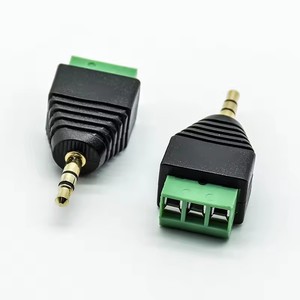 Balun Video AV da 3,5 <span class=keywords><strong>mm</strong></span> a 4 Poli <span class=keywords><strong>Stereo</strong></span> Maschio con Connettore <span class=keywords><strong>Jack</strong></span> <span class=keywords><strong>Stereo</strong></span> da 3,5 <span class=keywords><strong>mm</strong></span> Maschio a 4 Pin con Morsettiera - Product Image 3
