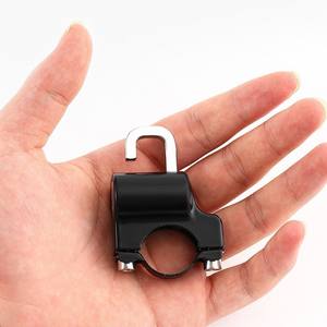 Candado genérico para casco, antirrobo de metal, para bicicleta, scooter eléctrico, manillar de motocicleta, tamaño individual - Product Image 3