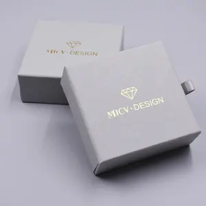 Beste Verpackung Karton Schmuck Verpackung Box benutzer definierte Juwel Papier Box Luxus Schmucks cha tulle mit Logo