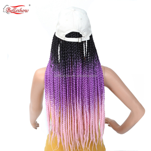 Tomo — mèches synthétiques pour tressage, perruque avec mèches en dégradé, chapeau de <span class=keywords><strong>basket</strong></span>-ball, 3x boîte, offre spéciale - Product Image 5