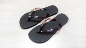 <span class=keywords><strong>Ciabatte</strong></span> da Hotel Nere Personalizzate, Infradito da Interno Unisex, Sandali da <span class=keywords><strong>Piscina</strong></span> - Product Image 4