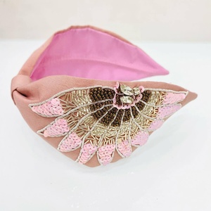 Elegant Handmade Beaded <b>Headband</b> For <b>Women</b> Girls Colorful Hair Accessories Stylish Lightweight Comfortable Perfect For Outdoor - Product Image 6