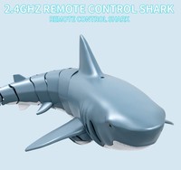 Bateau RC Nouvelle Simulation Télécommande Requin Bateau pour les Lacs Nager dans une Eau À Grande Vitesse 2.4G 4 Canaux RC bateaux Enfants