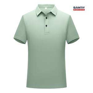 Poloshirt Gelamineerde Stof Technologie <span class=keywords><strong>Executive</strong></span> Wafel Stof Vrouwen Werkkleding Heren Werkkleding - Product Image 2