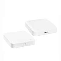 Passerelle multi-mode Tuya Smart Zigbee, Hub sans fil maillé, Télécommande, Design à clapet, Écran IPS, Alimentation USB, Contrôle par application Android