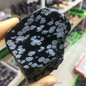 Ide Produk Baru Harga Batu Kuarsa Mentah Kuarsa Alami 2023 Obsidian Kepingan Salju Kasar - Product Image 6
