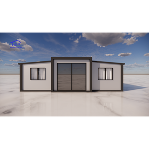 Casa contenedor expandible de 40 pies con 3 dormitorios | Casa modular prefabricada de lujo para USO HOTELERO y residencial - Product Image 2