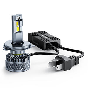 Bombillas LED AUXITO X5 H4 para faros delanteros, luz alta y baja, 170W 16000LM, 900% más brillantes, 6500K, blanco frío - Product Image 2