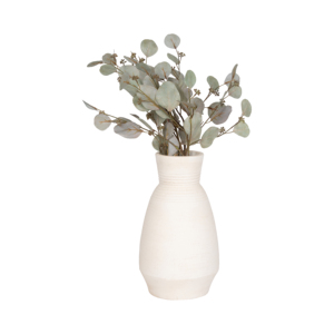 Vaso moderno in terracotta per decorazioni domestiche, elemento scultoreo per soggiorno e camera da letto - Product Image 2