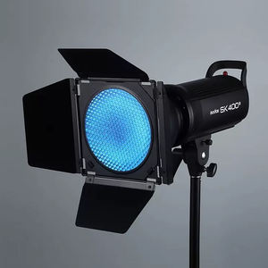 MIAOTU Kit de filtres pour flash de studio <span class=keywords><strong>7</strong></span> pouces, comprenant une plaque de protection lumineuse en fer forgé à quatre feuilles avec film coloré et grille nid d'abeille, et un ensemble de 4 gels de couleur - Product Image 3