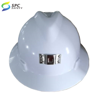 Protection de la tête ABS plastique Construction minière Industrie casque de sécurité mineur de charbon souterrain casques durs avec support de lampe frontale