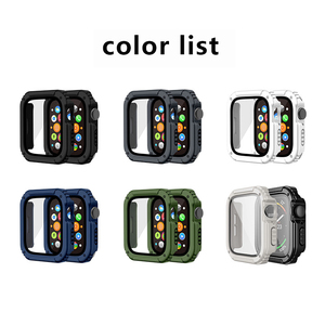 Nouveau boîtier de montre armure pour <span class=keywords><strong>Apple</strong></span> <span class=keywords><strong>Watch</strong></span> Series 10/9/8/7 protecteur d'écran 49mm 46mm 42mm <span class=keywords><strong>44mm</strong></span> 45mm 40mm étui pare-chocs Iwatch couverture - Product Image 2