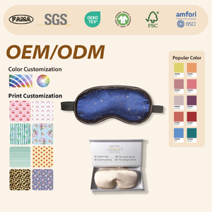 Masque de sommeil de luxe personnalisé LINYE Premium Factory, 16, 19, 22 Momme, 100% soie de mûrier pure, masque pour les yeux pour dormir - Product Image 2