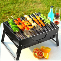 Barbecue en métal Portable, Camping en plein air, Barbecue, Barbecue, Hibachi, Barbecue de Table, Yakitori, Barbecue pliable, charbon de bois, boîte en maille métallique