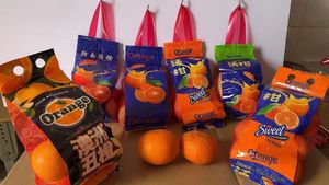 Sacs d'emballage <span class=keywords><strong>pour</strong></span> fruits en toile de jute et filet plastique composite de haute qualité, personnalisés <span class=keywords><strong>pour</strong></span> l'emballage des oranges, des pommes, des châtaignes, des pamplemousses - Product Image 3