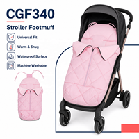 Gigoteuse imperméable pour bébé, 2,5 tog, rose, pour l'hiver, avec fermeture éclair, pour bébé de 6 mois