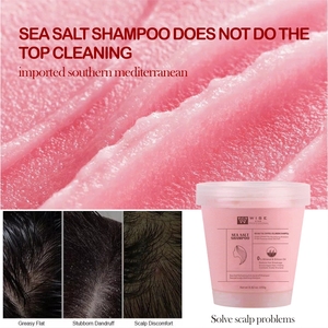 Champú Anticaspa de <span class=keywords><strong>Sal</strong></span> Marina de Uso Diario para una Limpieza Suave, Hidratante y para un Cabello Suave y Liso, Fórmula Orgánica Rica, Venta al por Mayor - Product Image 2