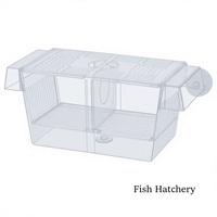 Vente du fabricant JENECA : Boîte d'isolation transparente en plastique écologique pour l'élevage de poissons d'aquarium, incubateur pour poissons Betta, 1L