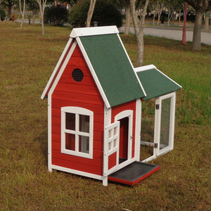 Vente en gros de clapier en bois massif pour <span class=keywords><strong>animaux</strong></span> de compagnie, abri extérieur imperméable de style à la mode pour <span class=keywords><strong>animaux</strong></span> de compagnie - Product Image 5