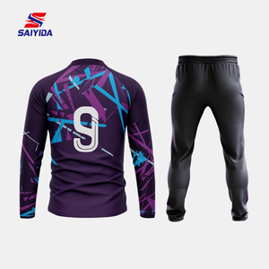 Sportkleding Voor Heren Met Lange Mouwen En Lange Mouwen, Top-Of-The-Line Voetbaluniform, Comfortabel Voetbal Joggingkwartier Bedrukt - Product Image 4