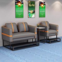 Canapé simple pour salle de billard, fauteuil de visionnage en cuir, une place, usage commercial, design moderne, application pour salle de billard, canapé spécial